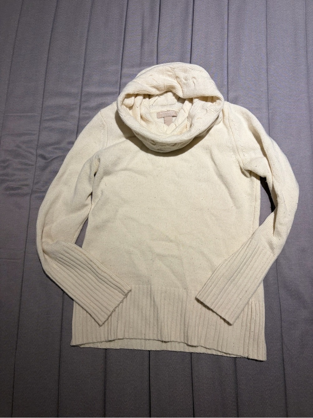 Banana Republic Cream Cowl Neck Sweater
